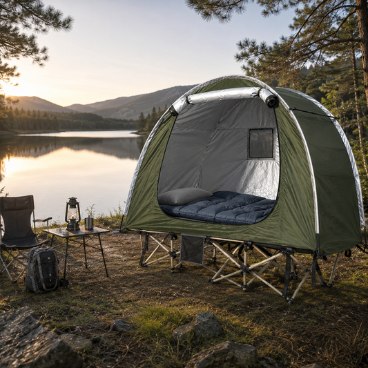 1-Personen Hochbett-Zelt - Für komfortable Nächte draussen